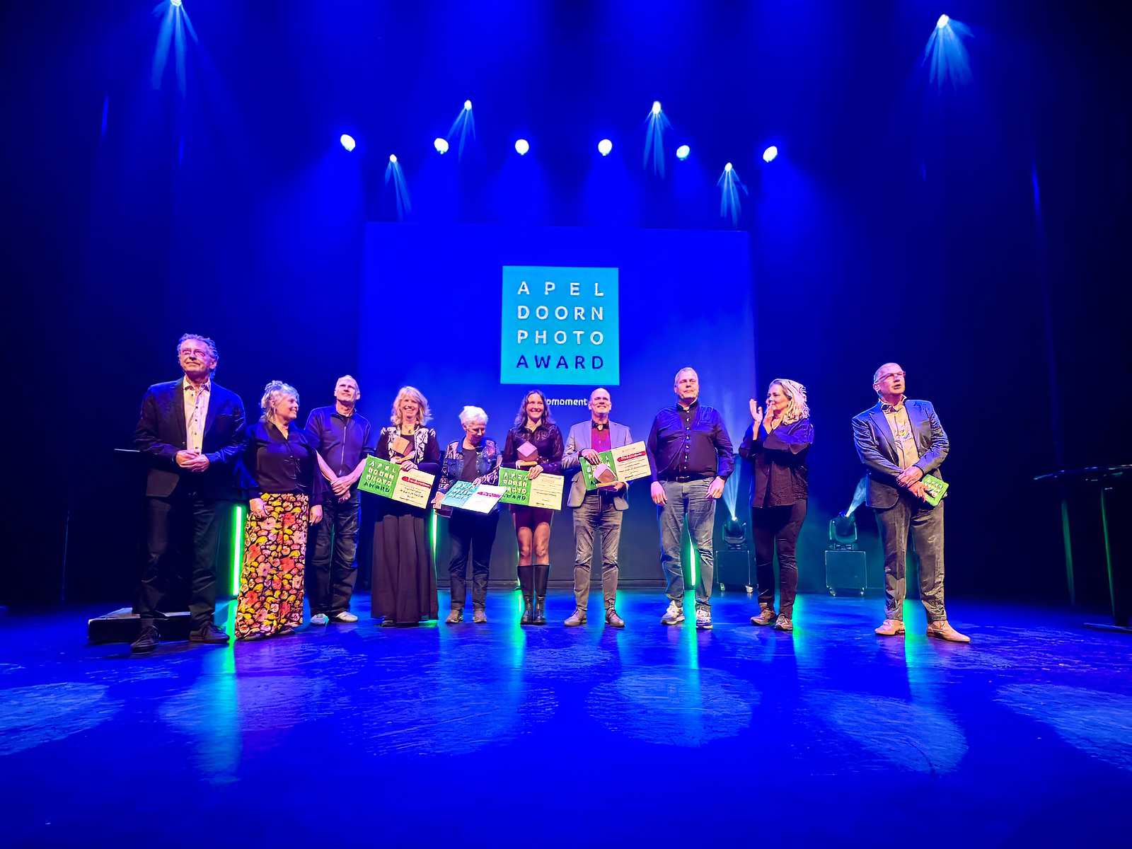 Vier winnaars tijdens feestelijke uitreiking eerste Apeldoorn Photo Award